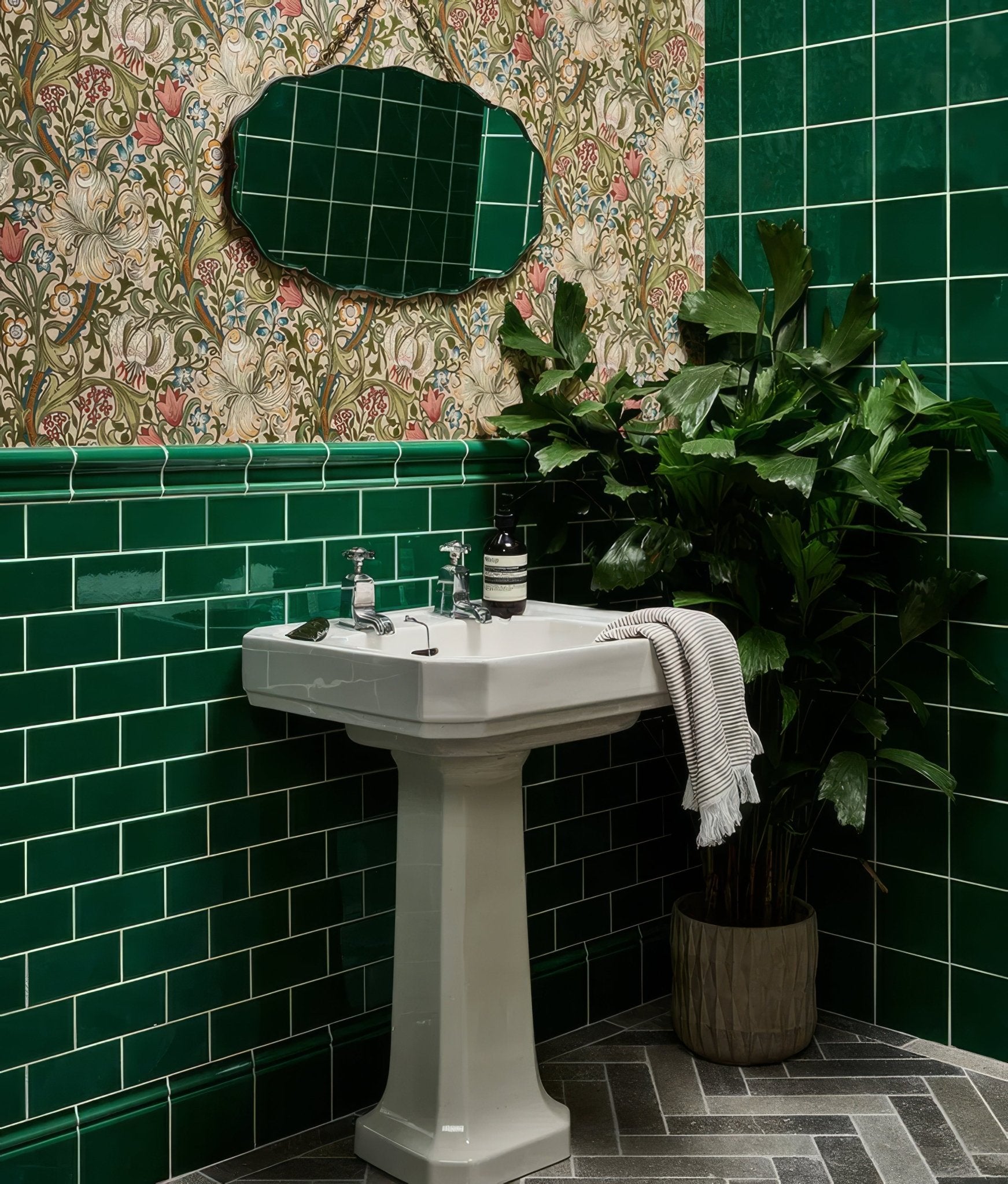 Emerald Green Metro Crackle Glaze - Hyperion Tiles