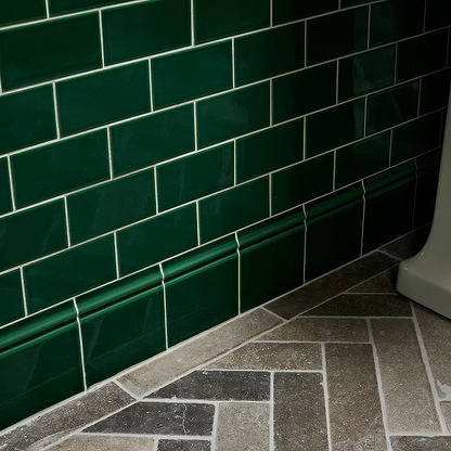 Emerald Green Metro Crackle Glaze - Hyperion Tiles