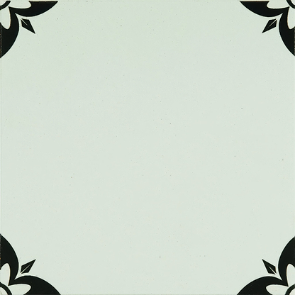 Empire Black on Dover White - Hyperion Tiles