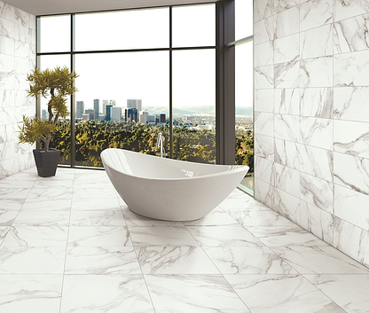 Energy Stone Calacatta 60 x 60cm - Hyperion Tiles