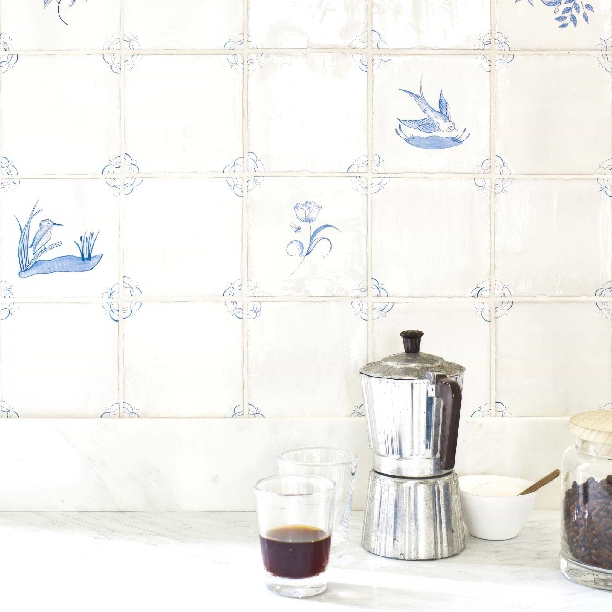 English Delft Tulip - Hyperion Tiles