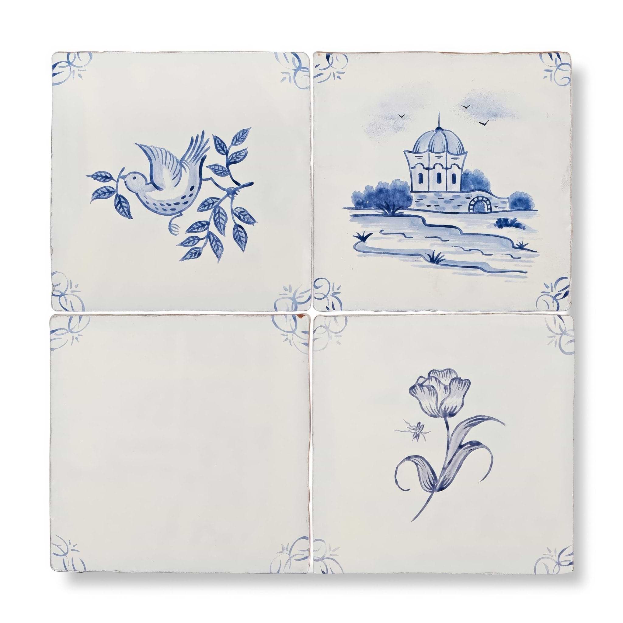 English Delft Tulip - Hyperion Tiles