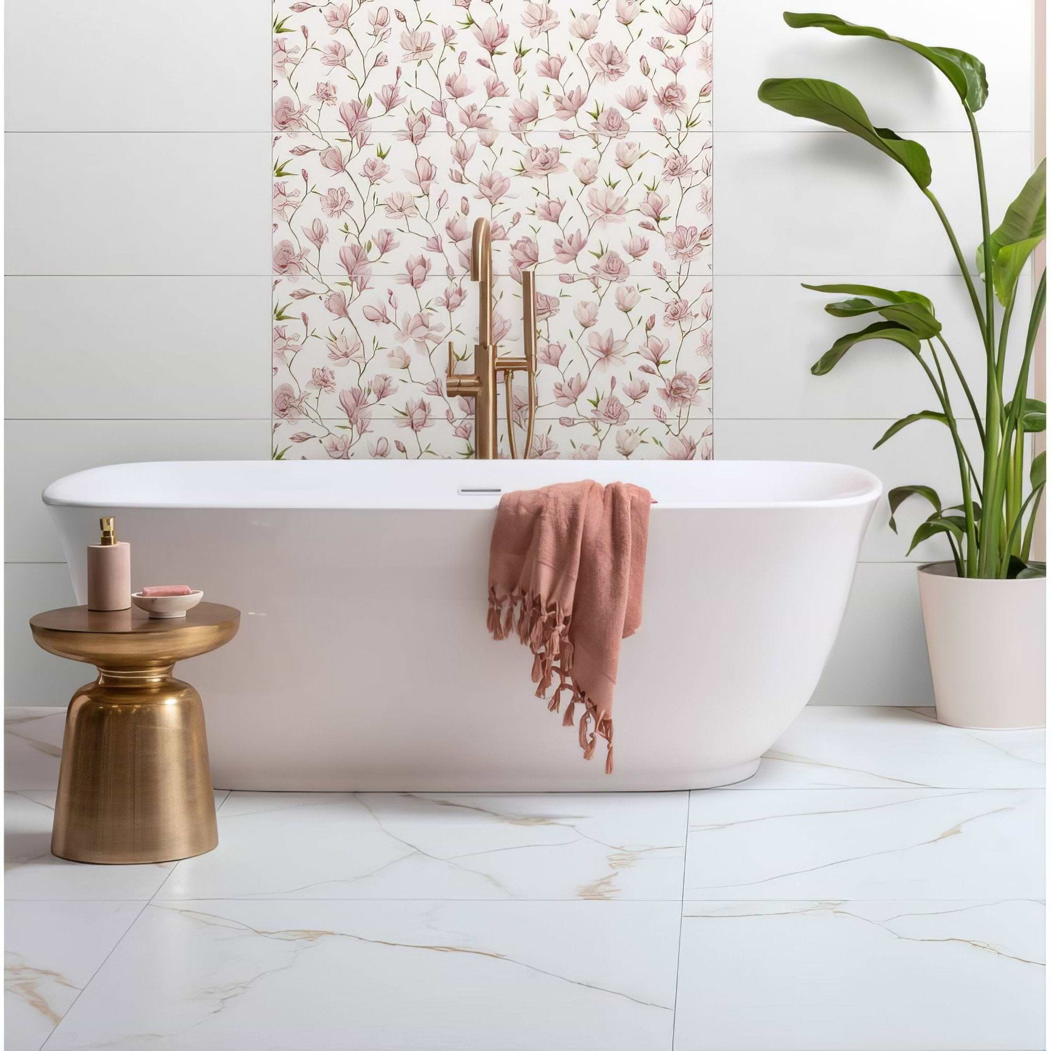 English Garden Magnolia Single Tile - Hyperion Tiles