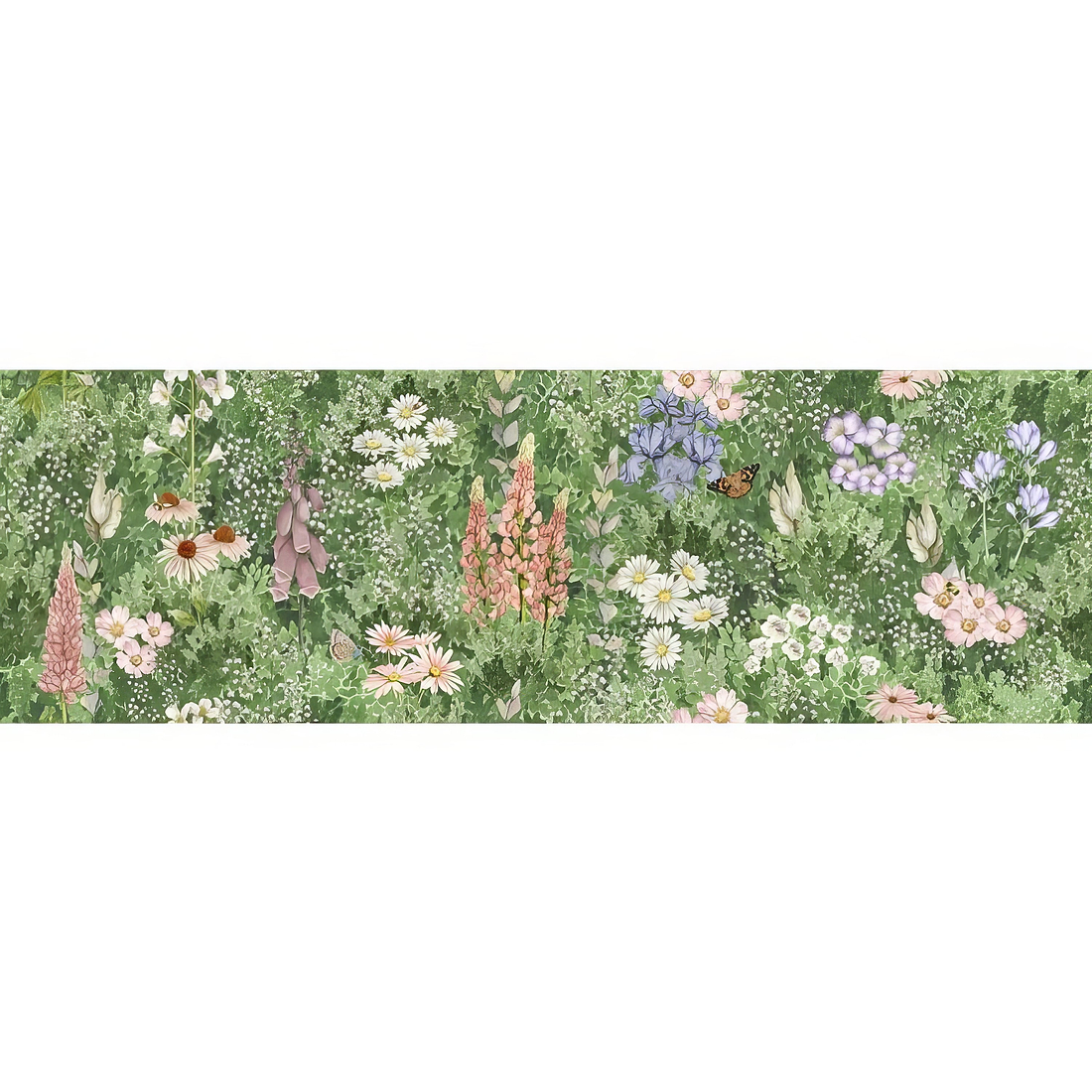 English Garden Floral Single Tile - Hyperion Tiles