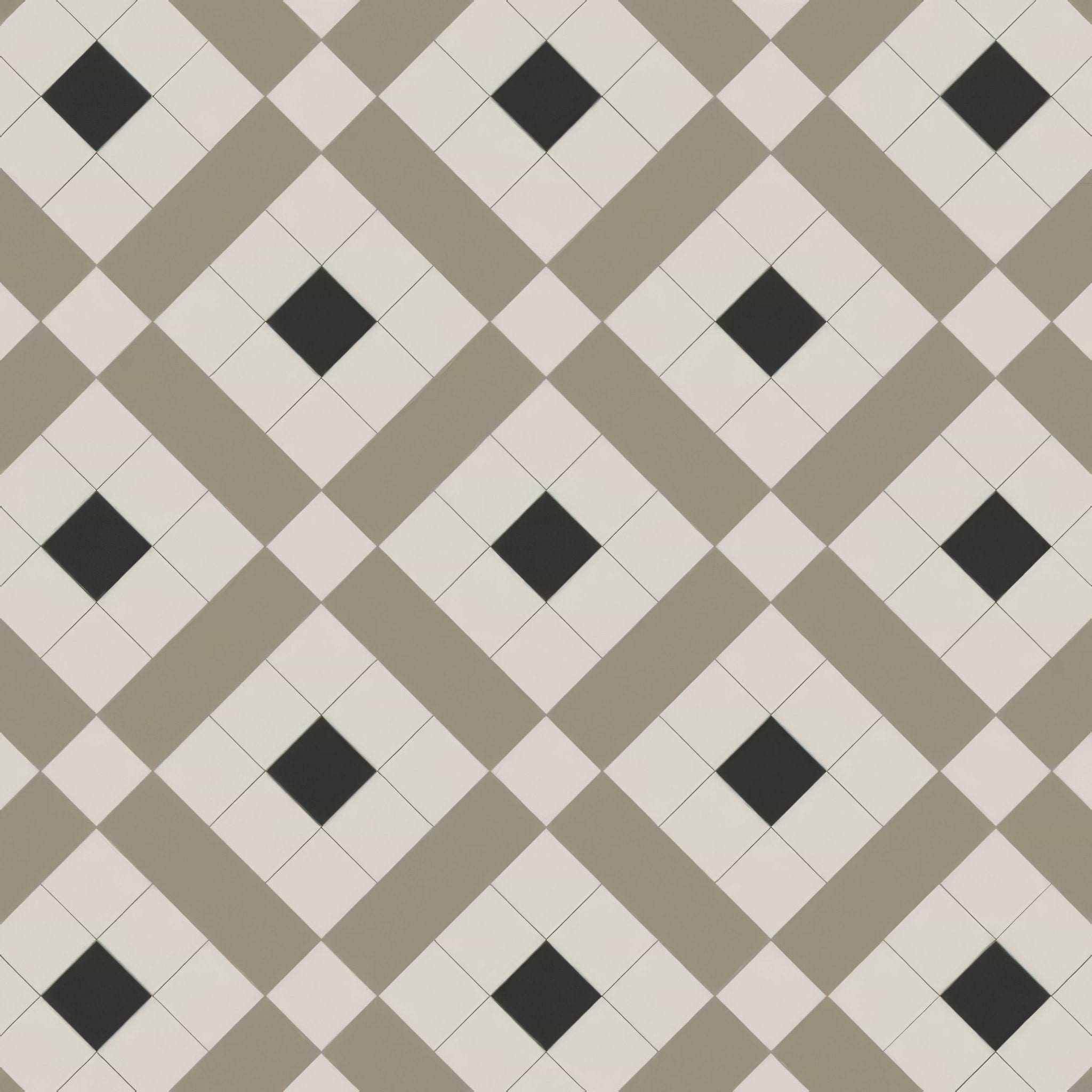 Exeter Black, Dover White & Holkham Dune By Hyperion Tiles