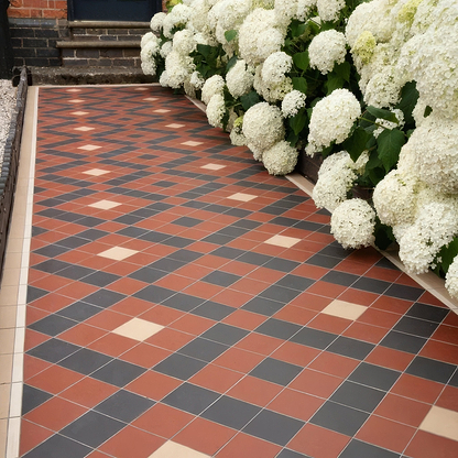 Exeter Black Red and White - Hyperion Tiles