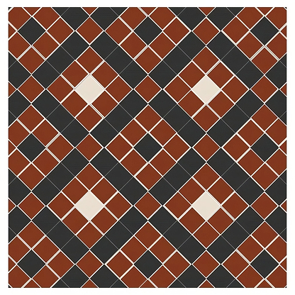 Exeter Black Red and White - Hyperion Tiles