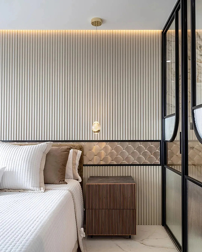 Gravity Aluminium Shell Gold Mosaic By Hyperion Tiles