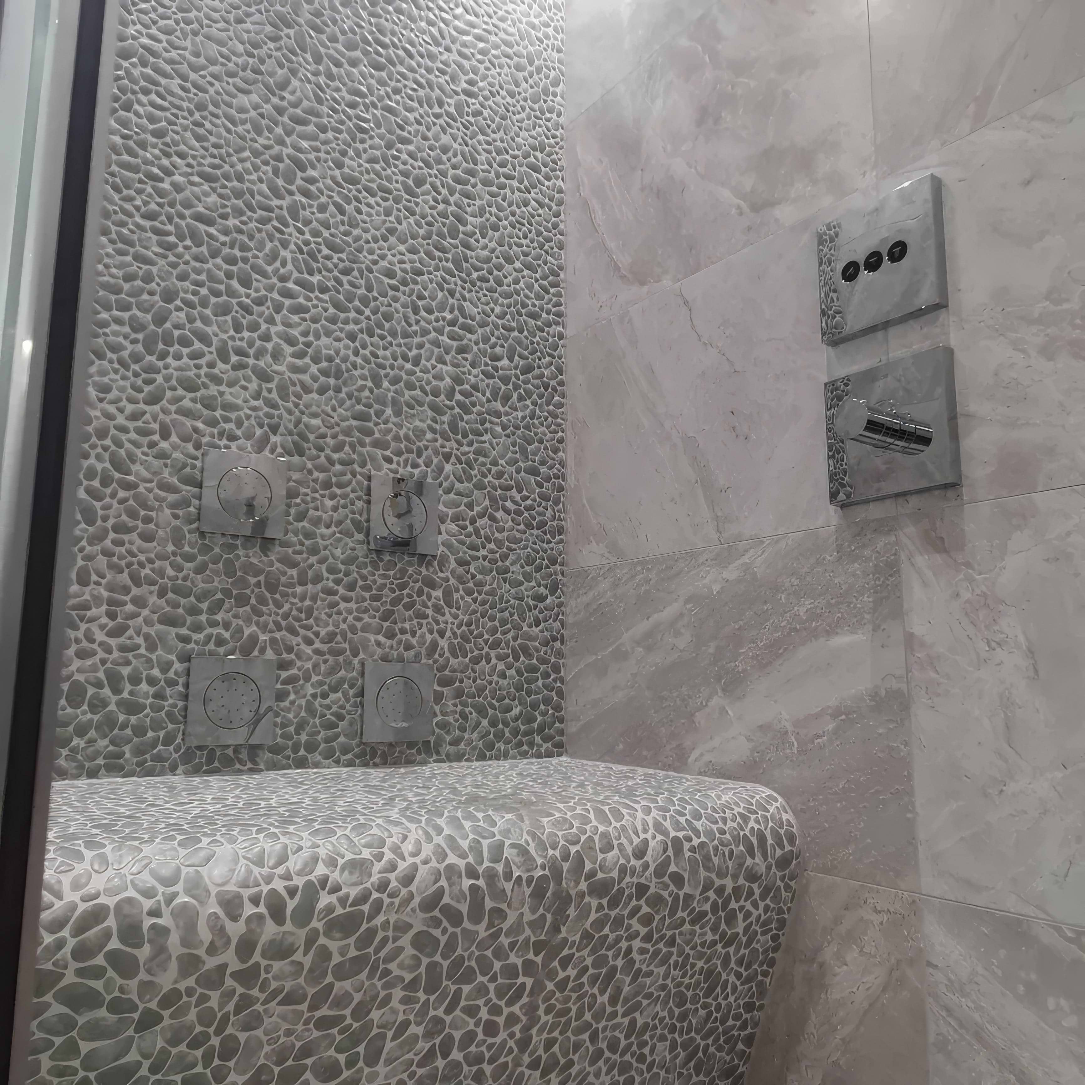 Boulder Grey Mosaic By Hyperion Tiles