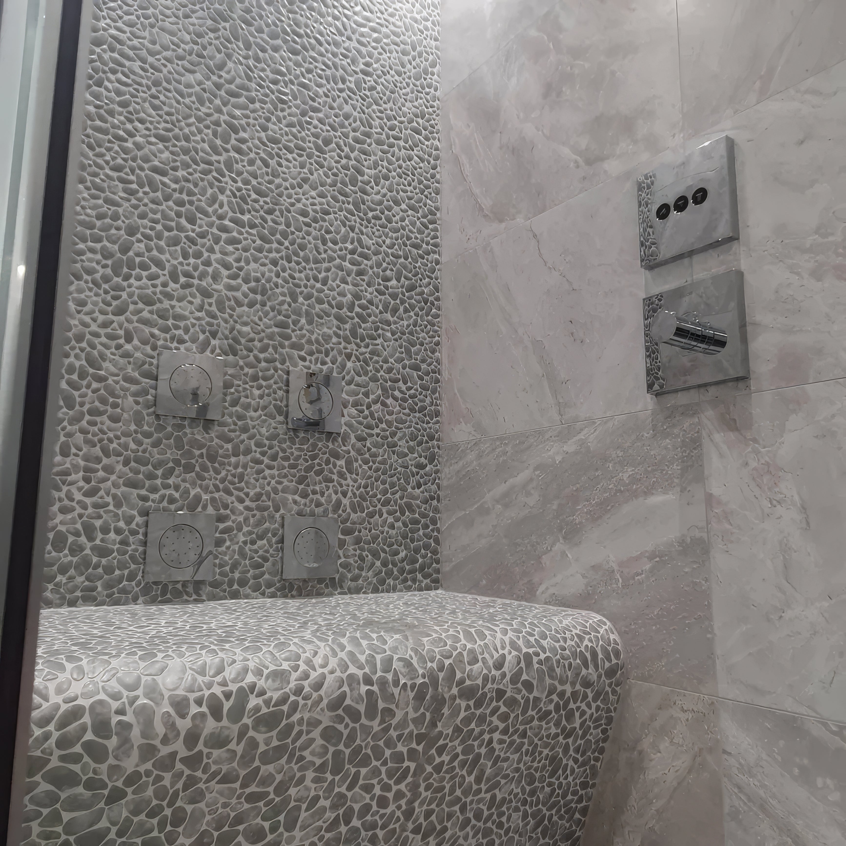 Boulder Grey Mosaic By Hyperion Tiles