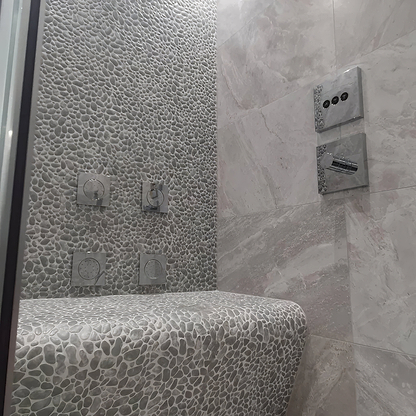 Boulder Grey Mosaic By Hyperion Tiles