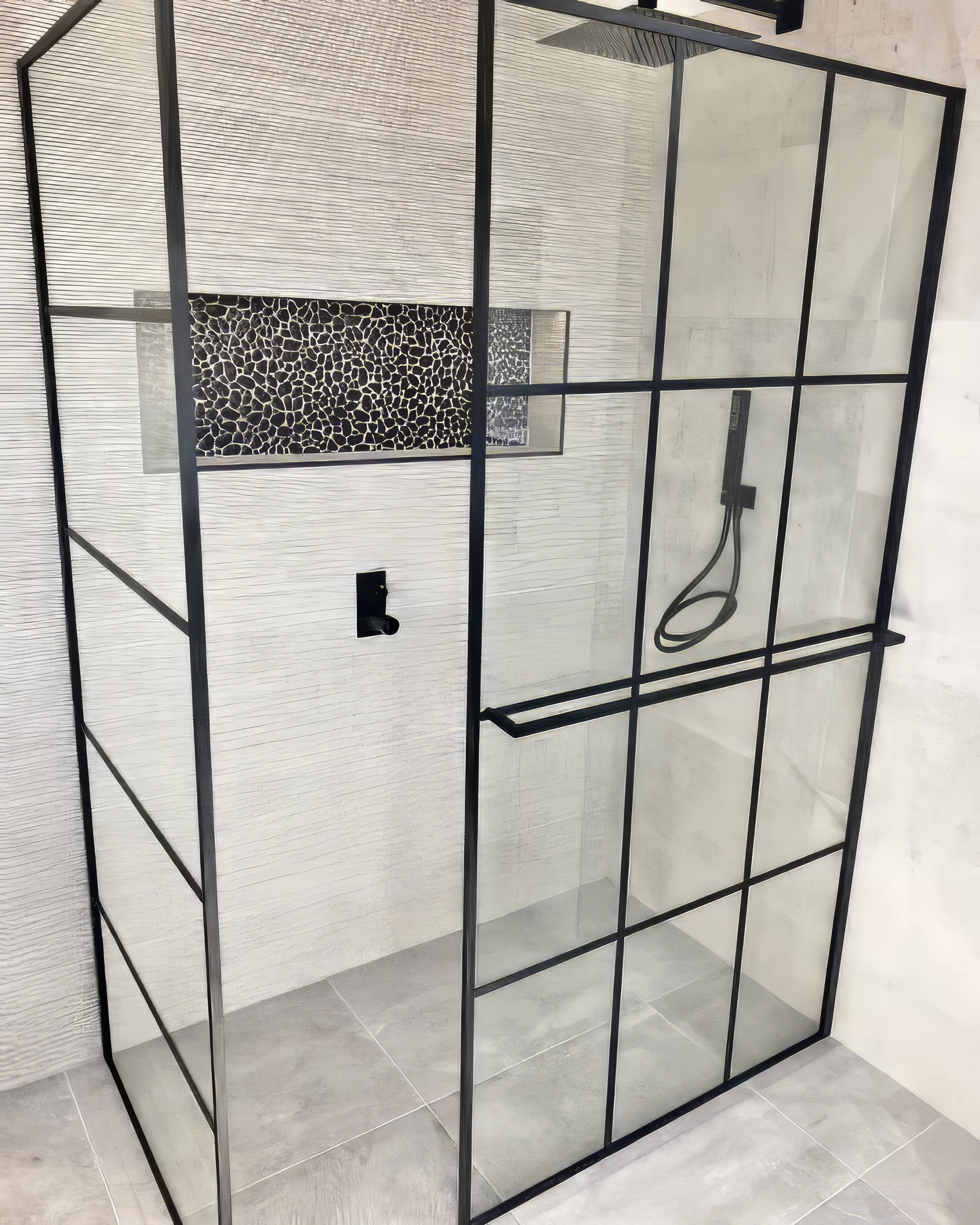 Boulder Negro Marquina Mosaic By Hyperion Tiles