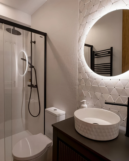 Victorian Diamond Marmara Mirror Mosaic By Hyperion Tiles