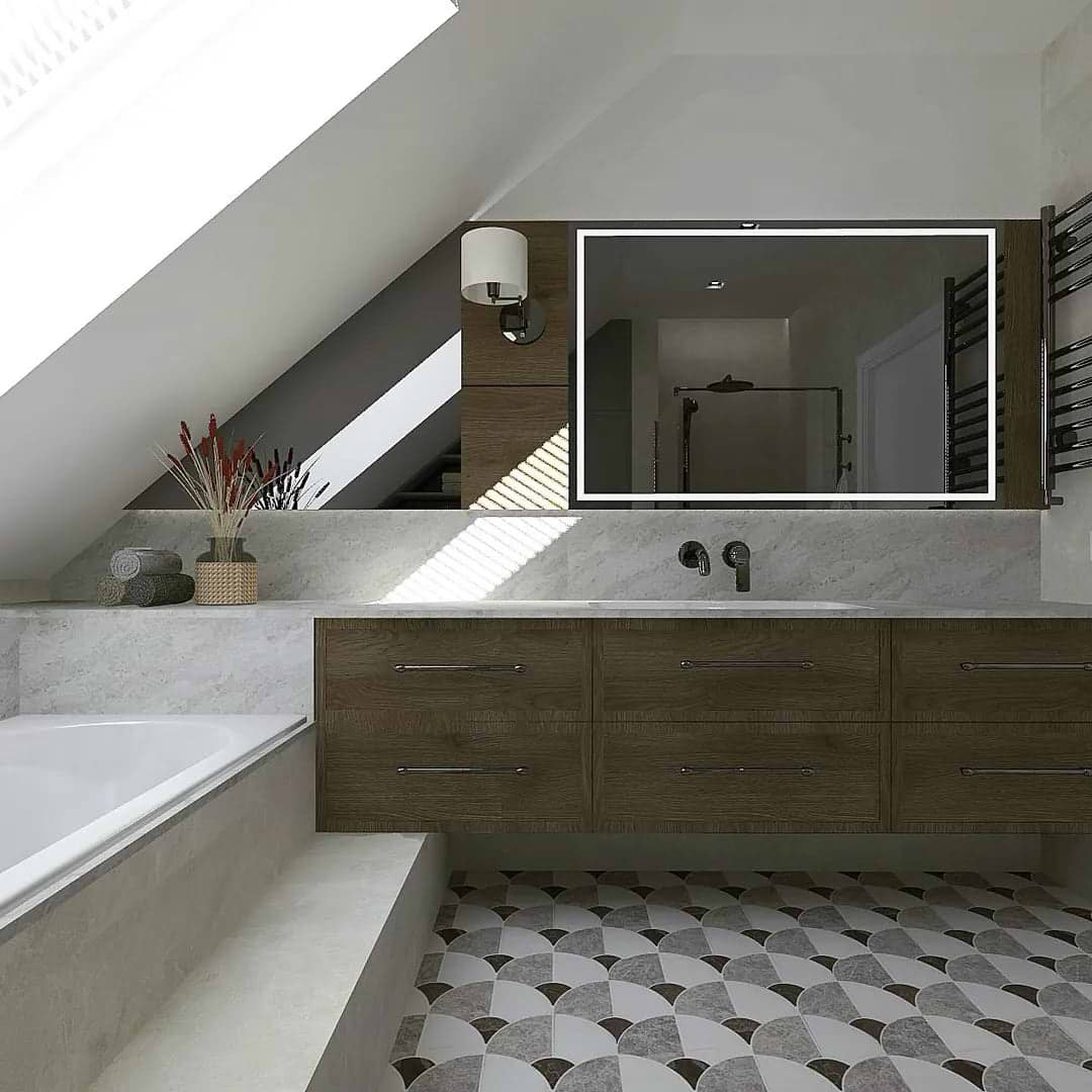 Figure Shell Dark Mosaic By Hyperion Tiles