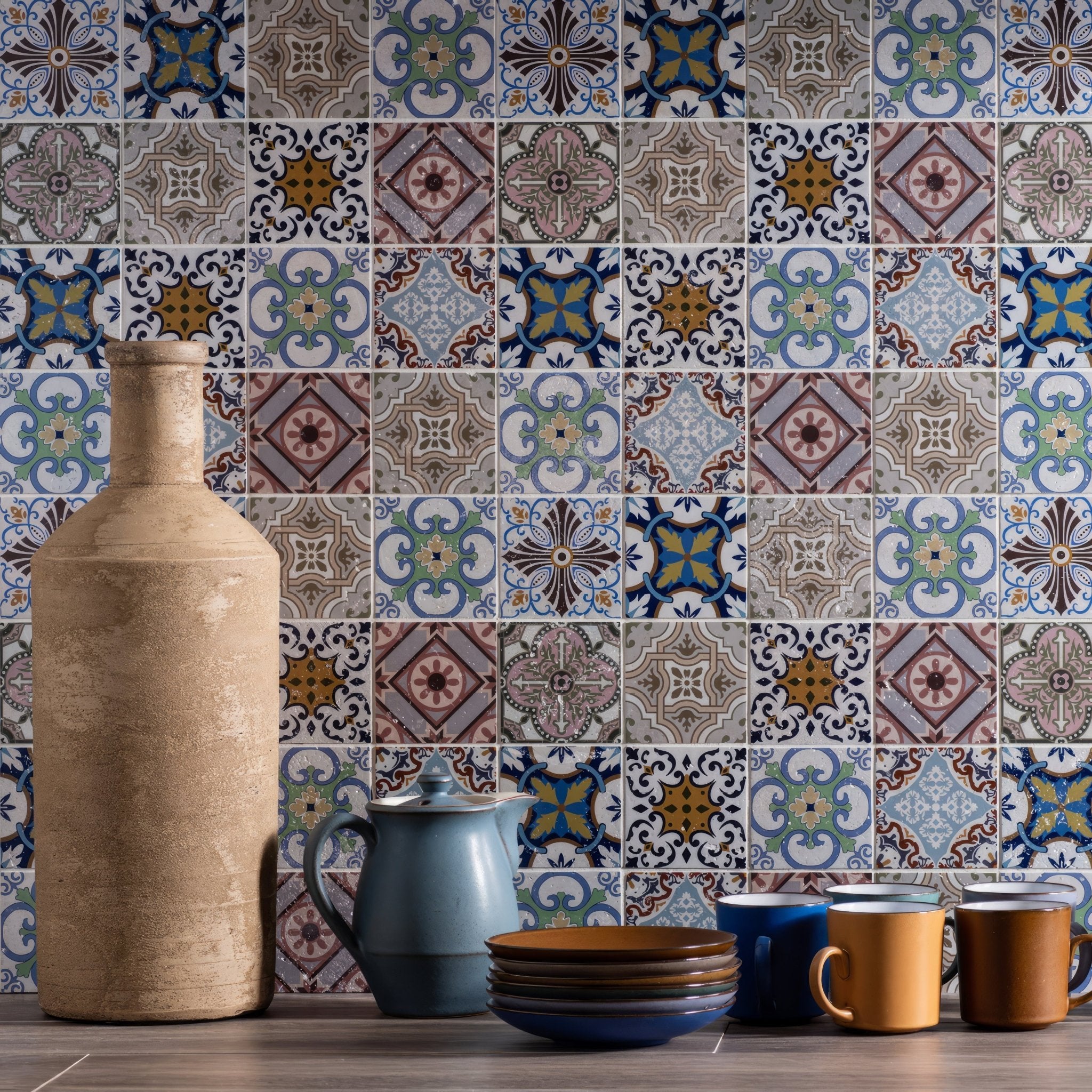 Fable Patterned Mosaic - Hyperion Tiles