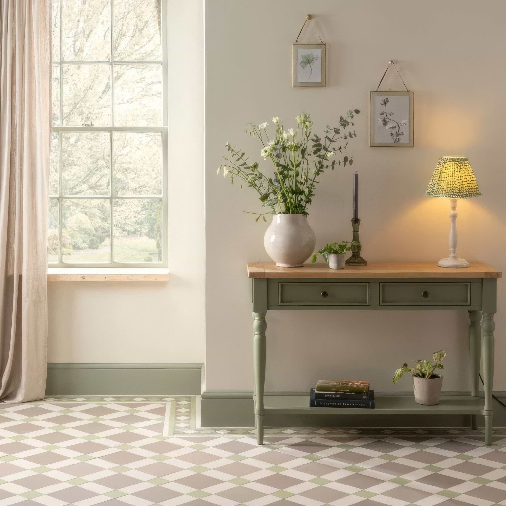 Falkirk Dover White, Holkham Dune & Spring Green - Hyperion Tiles