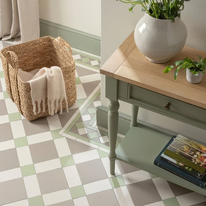 Falkirk Dover White, Holkham Dune & Spring Green - Hyperion Tiles