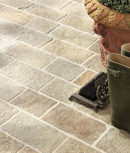 Farley Limestone Cobbles Seasoned Finish - Hyperion Tiles