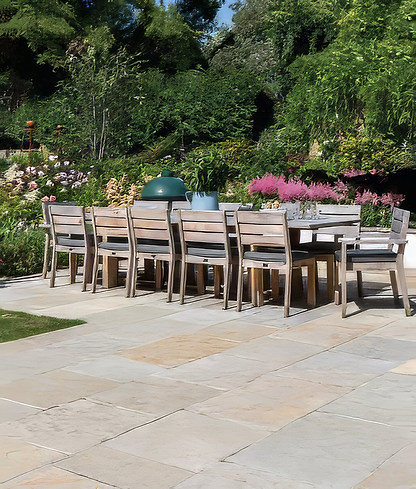 Trusloe Limestone Paving Seasoned Finish By Hyperion Tiles