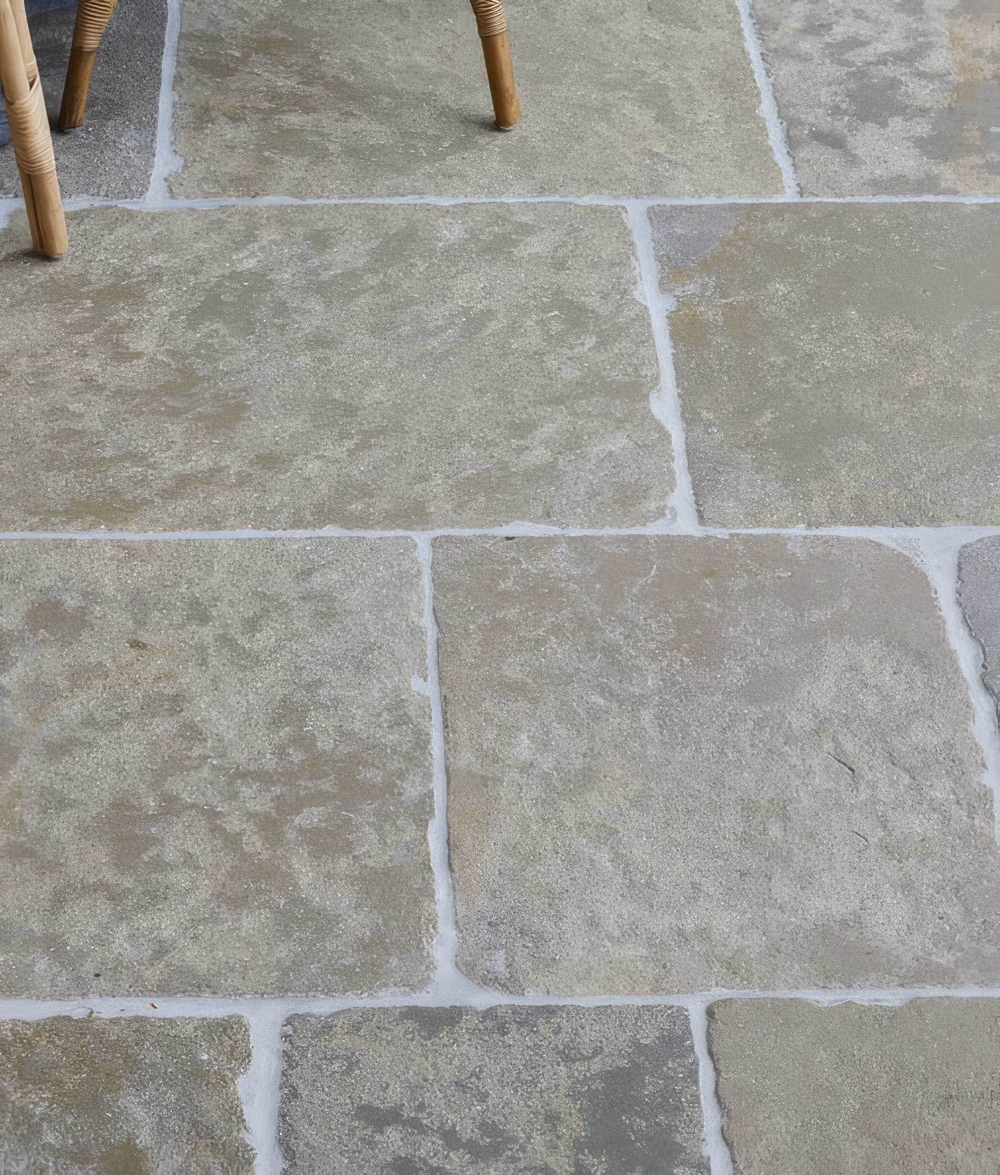 Trusloe Limestone Paving Seasoned Finish By Hyperion Tiles