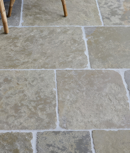 Trusloe Limestone Paving Seasoned Finish By Hyperion Tiles