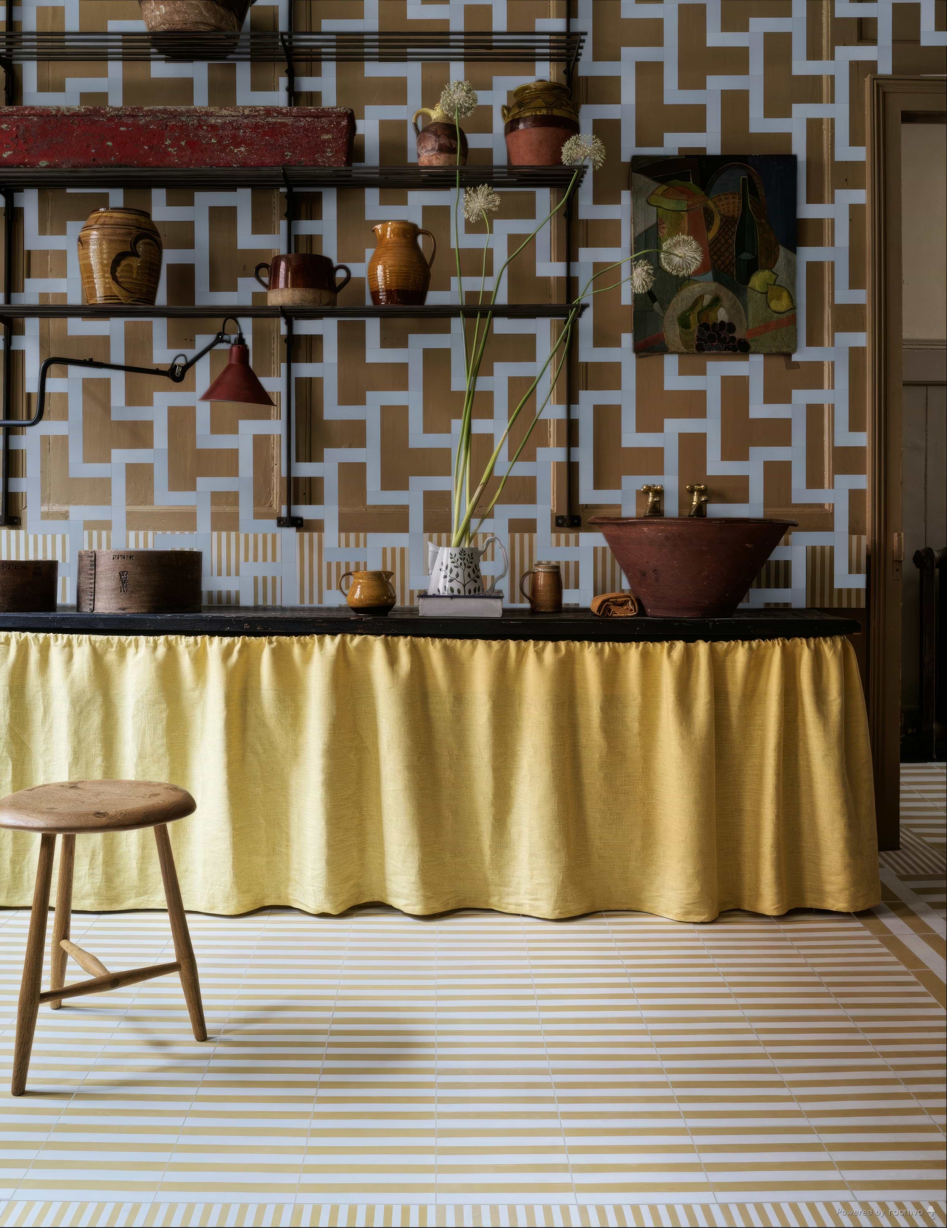 Medina Cornflower Blue Bejmat By Hyperion Tiles