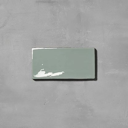 Fennel Glazed Metro Tile - Hyperion Tiles