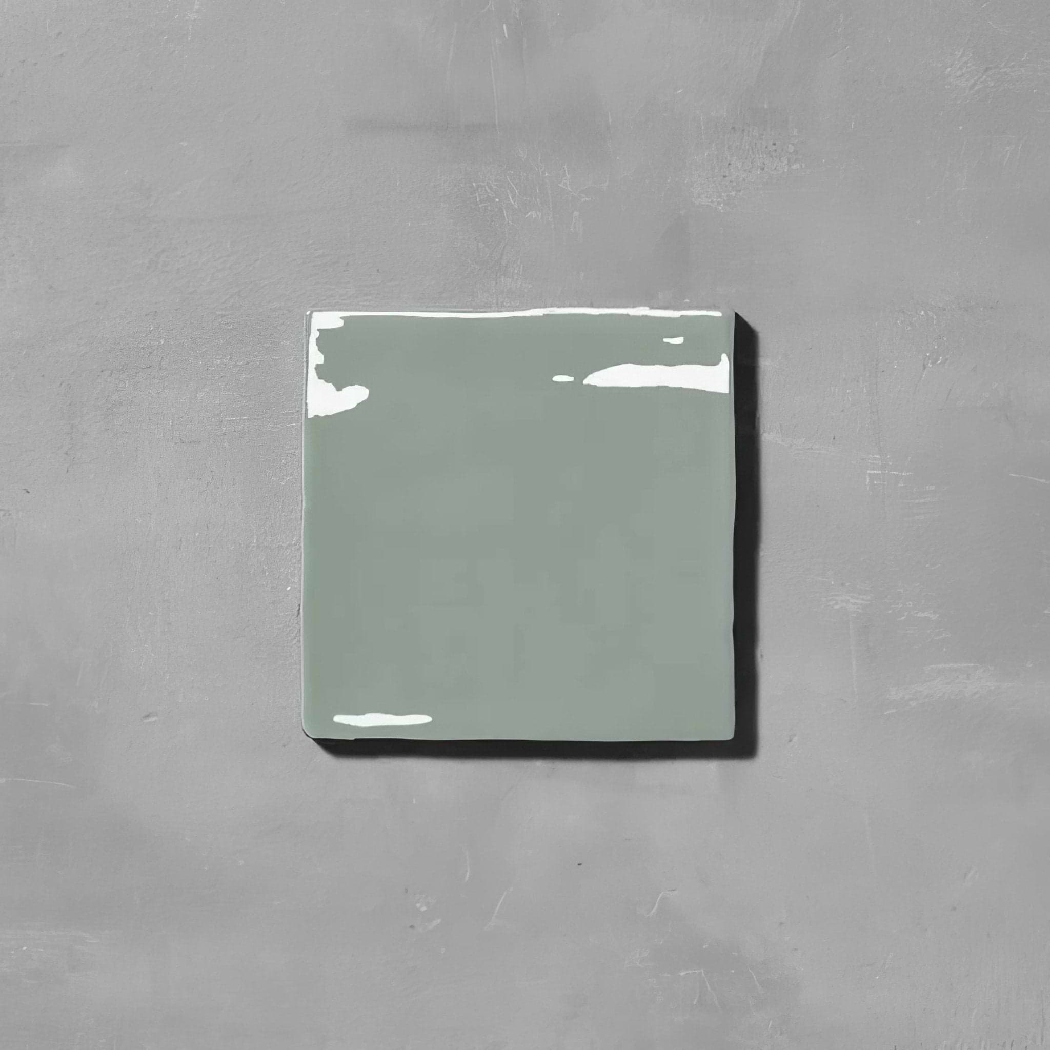 Fennel Glazed Square Tile - Hyperion Tiles
