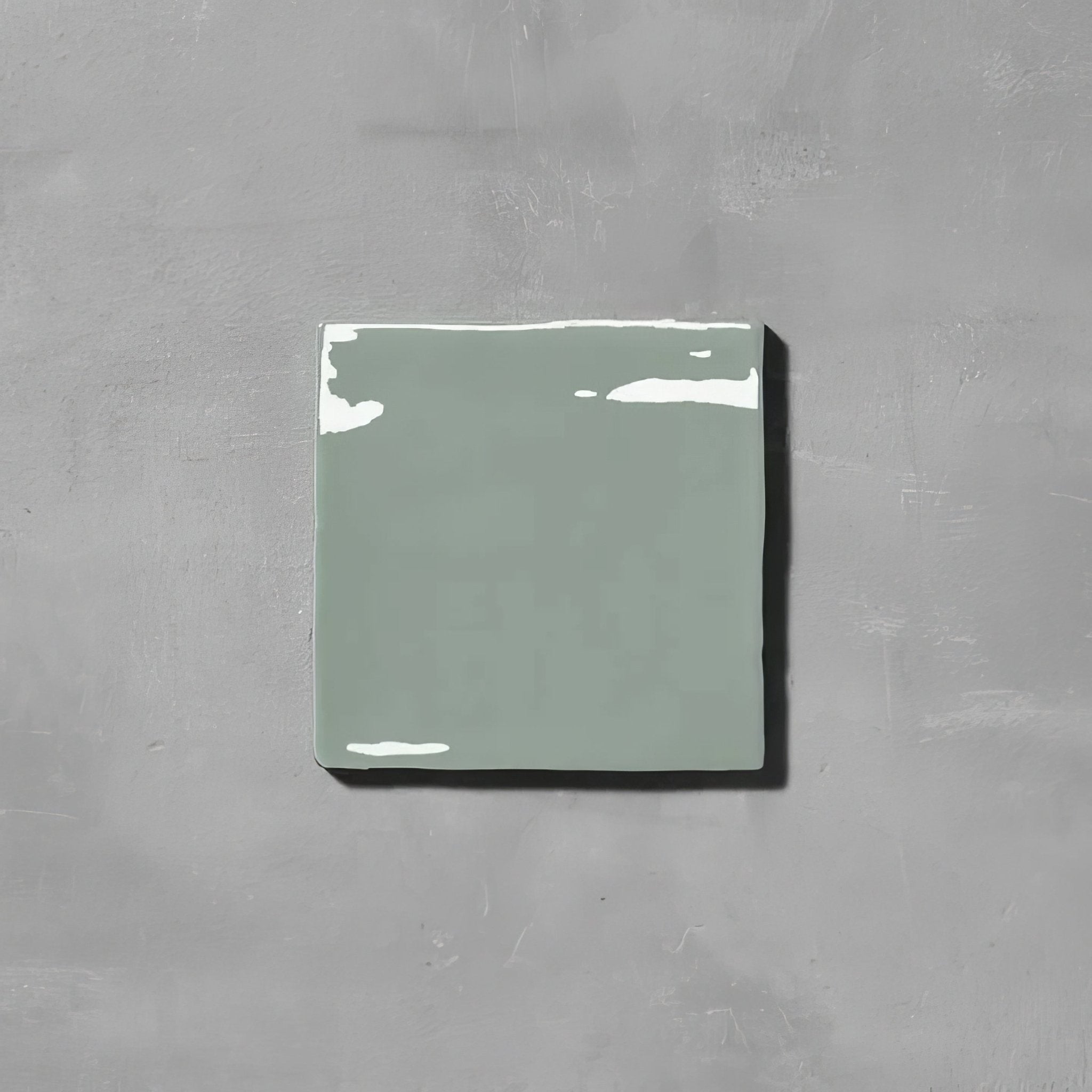 Fennel Glazed Square Tile - Hyperion Tiles