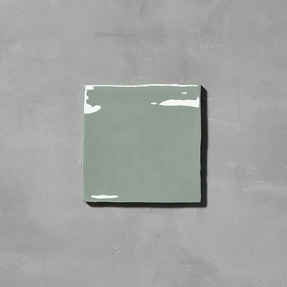 Fennel Glazed Square Tile - Hyperion Tiles