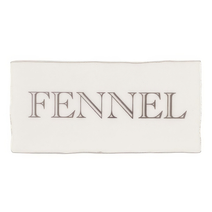 Fennel in Grey on Cotton - Hyperion Tiles