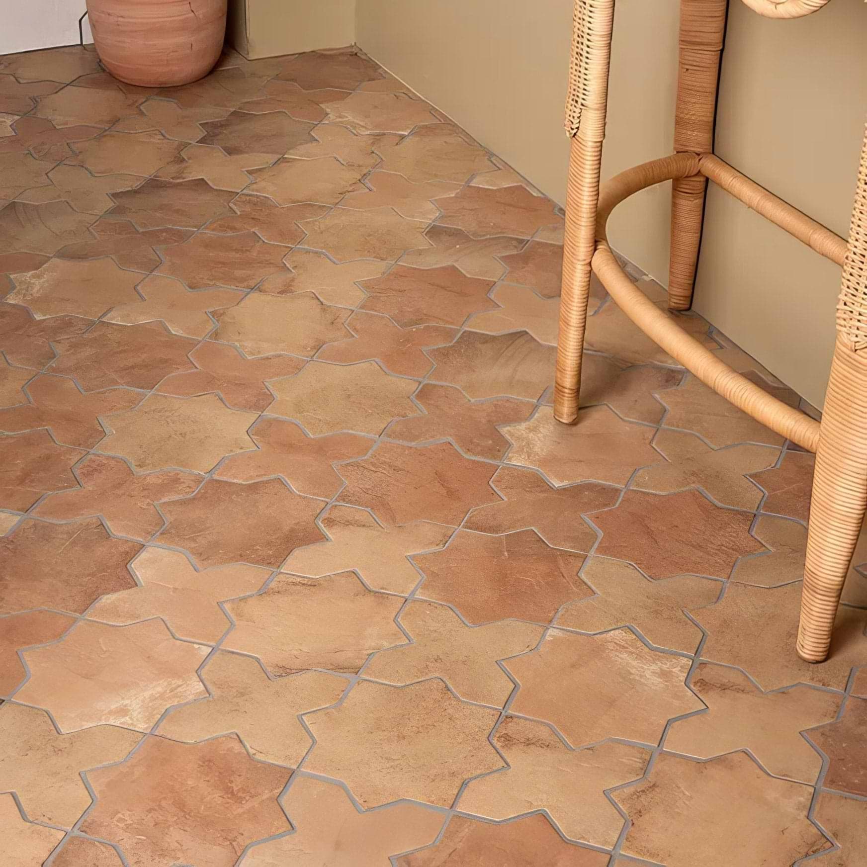 Fez Porcelain Cross Cotto - Hyperion Tiles