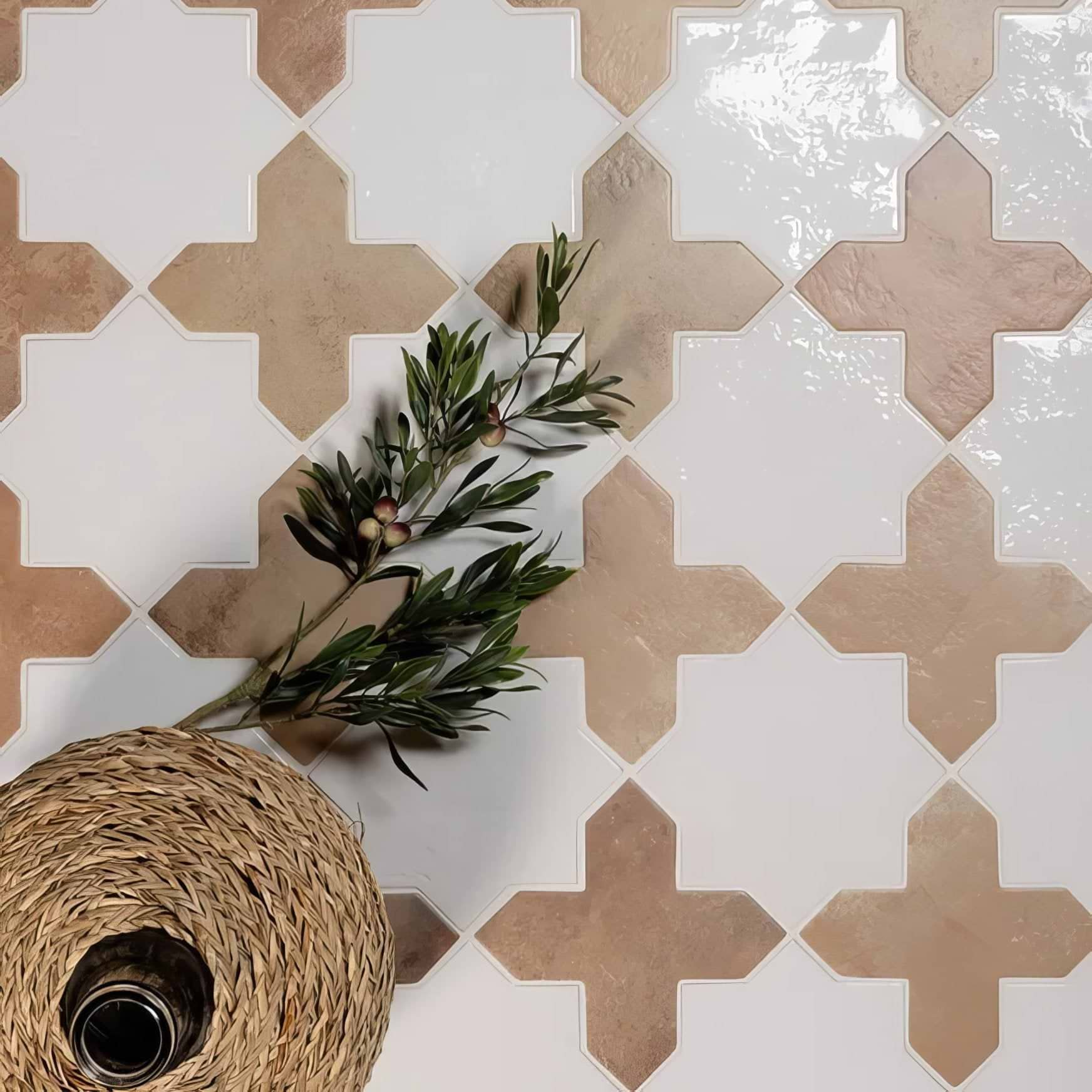 Fez Porcelain Cross Cotto - Hyperion Tiles