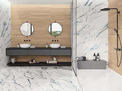 Firenze 1840 Blue Calacatta Polished - Hyperion Tiles