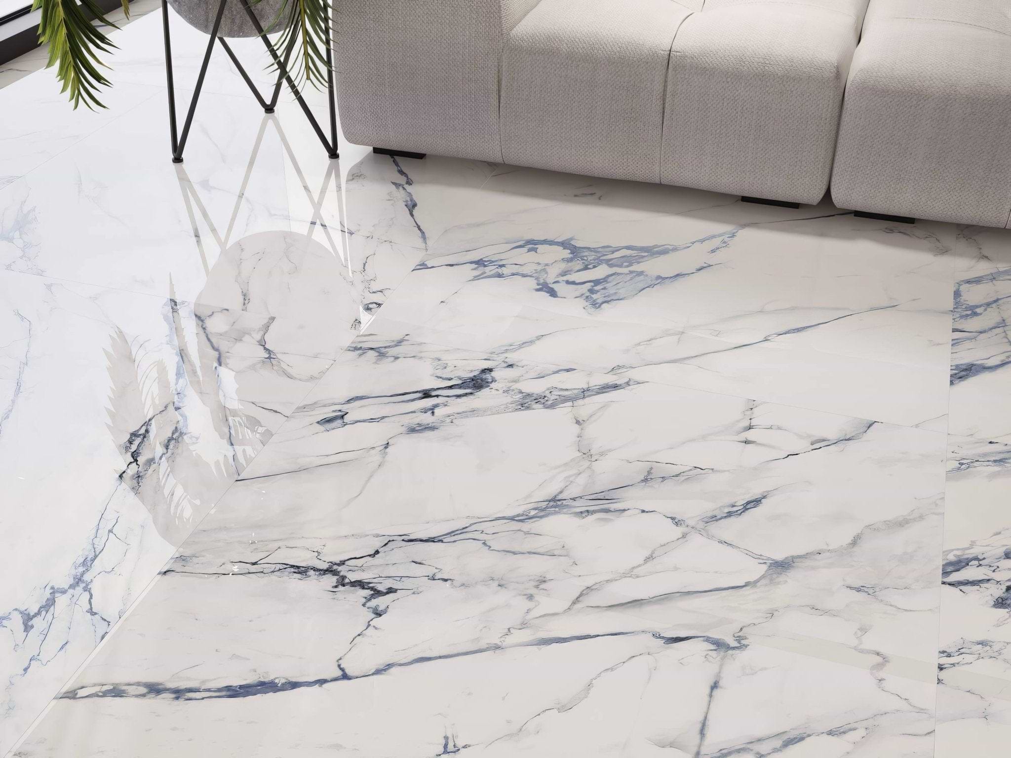 Firenze 1840 Blue Calacatta Polished - Hyperion Tiles