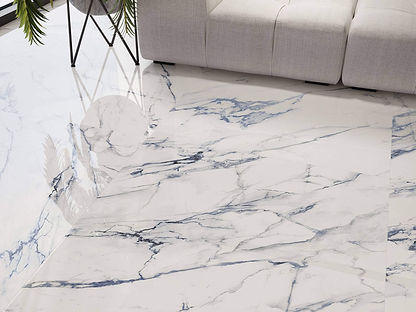 Firenze 1840 Blue Calacatta Polished - Hyperion Tiles
