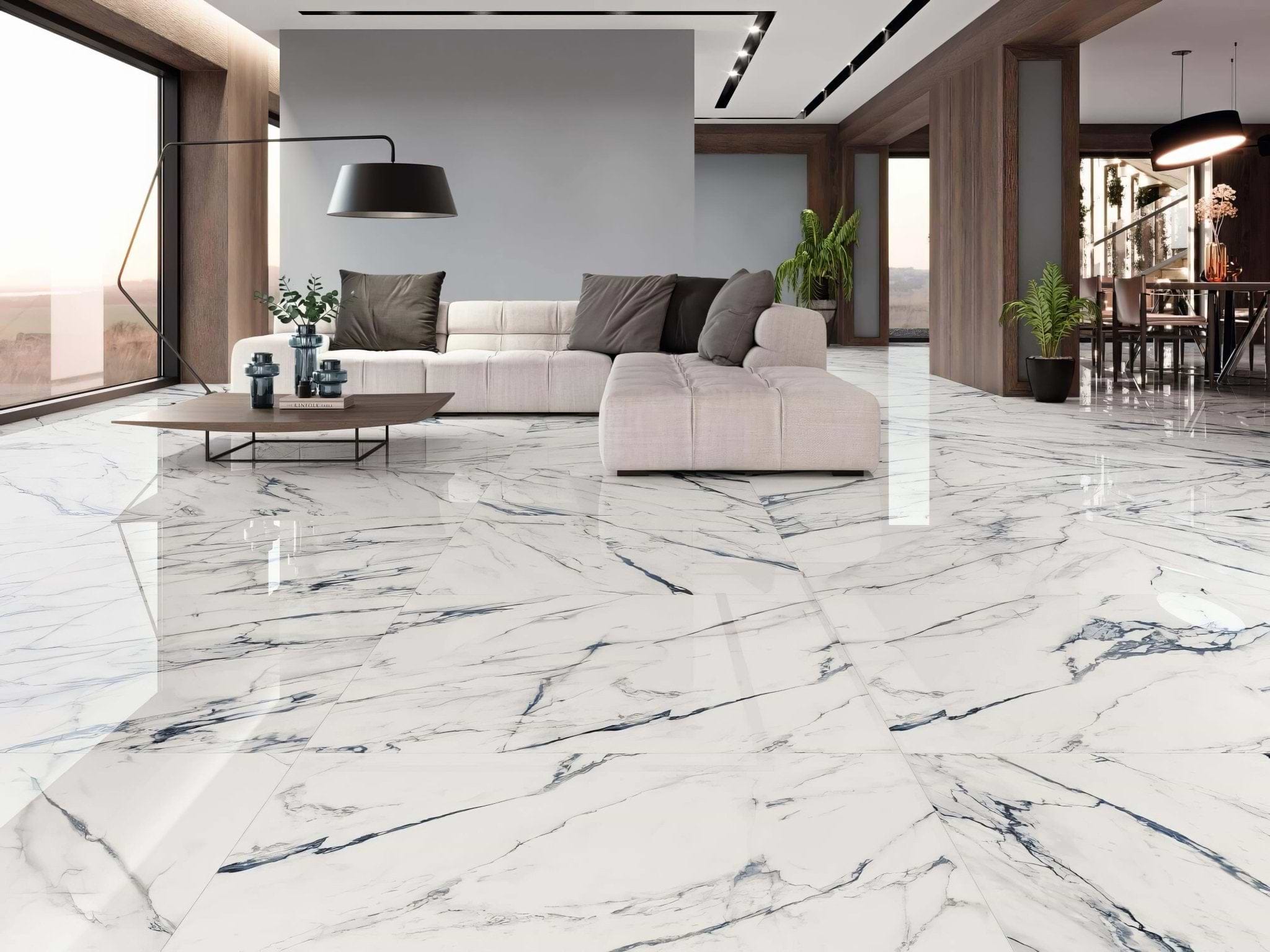 Firenze 1840 Blue Calacatta Polished - Hyperion Tiles
