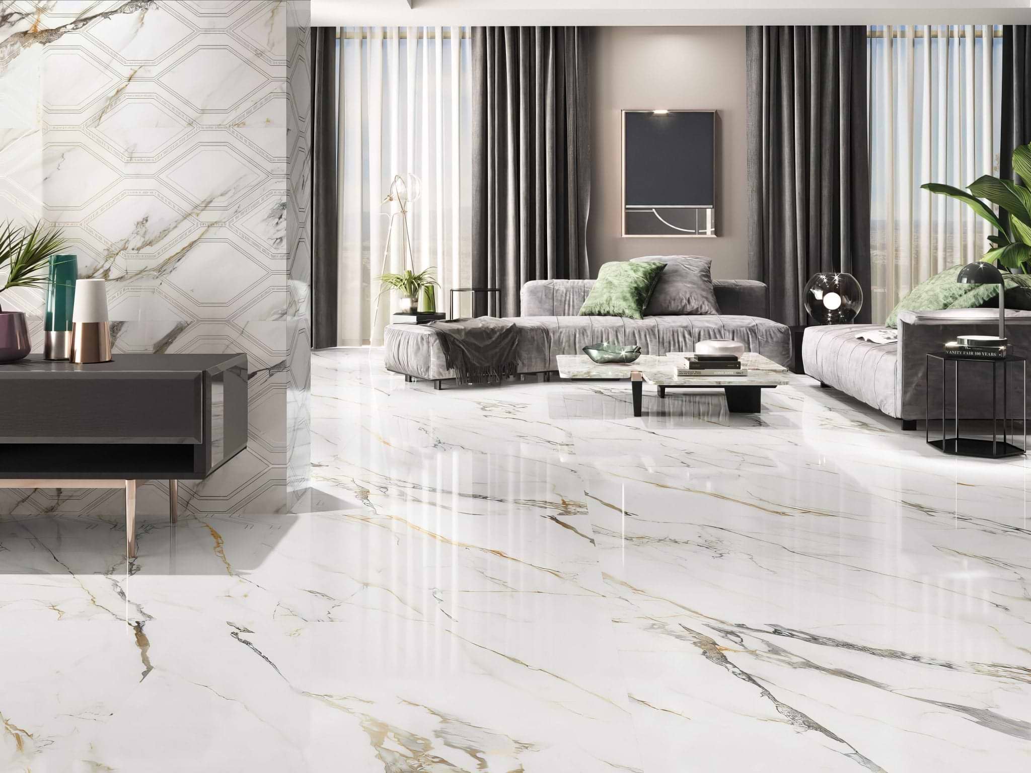 Firenze 1840 Calacatta Gold Polished - Hyperion Tiles