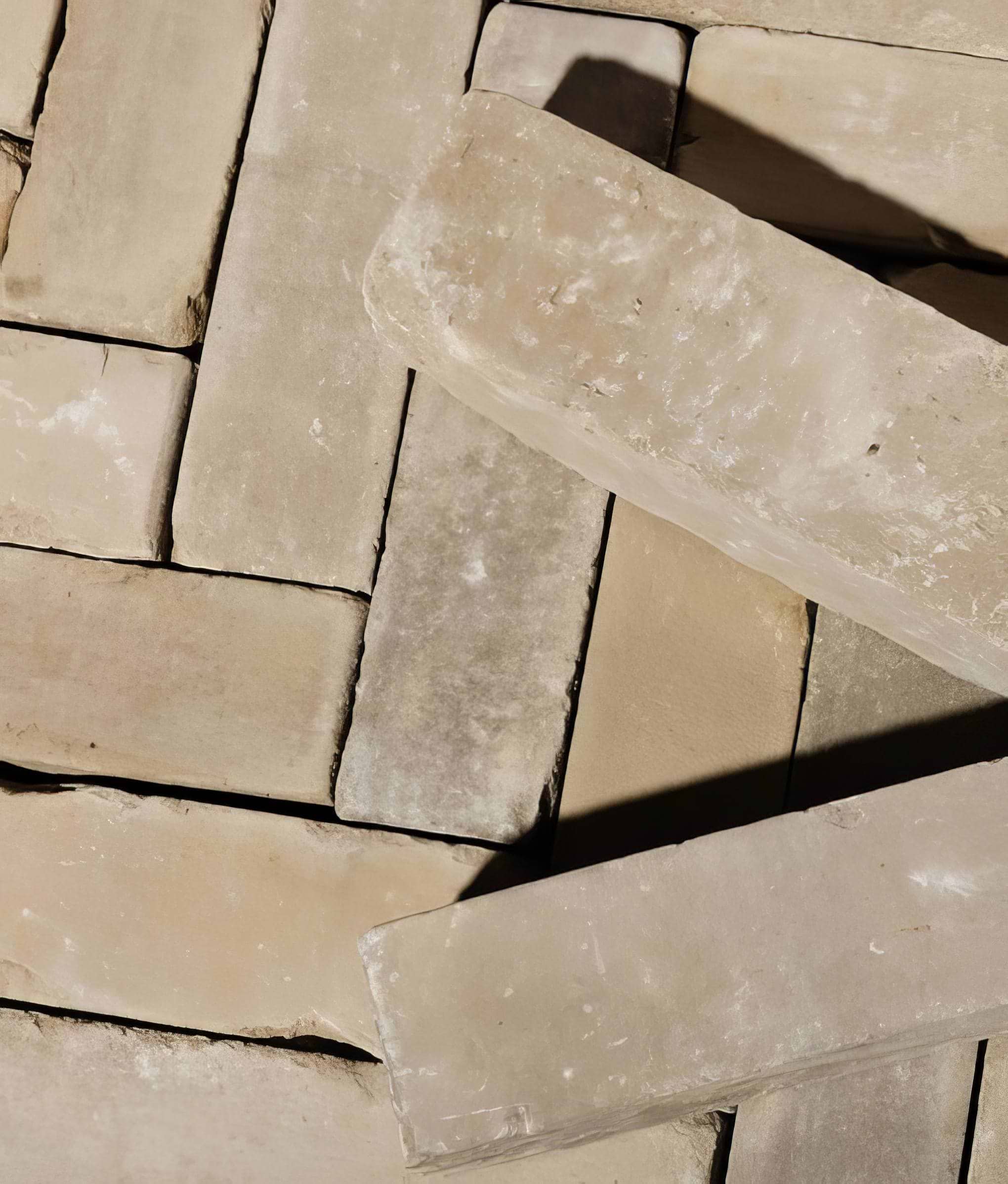 Flanders Buff Tumbled Clay Pavers By Hyperion Tiles
