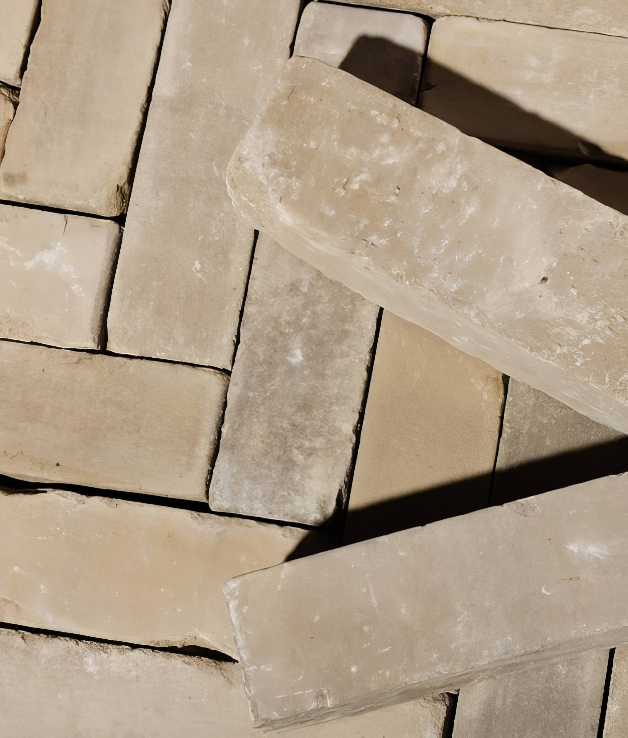 Flanders Buff Tumbled Clay Pavers By Hyperion Tiles