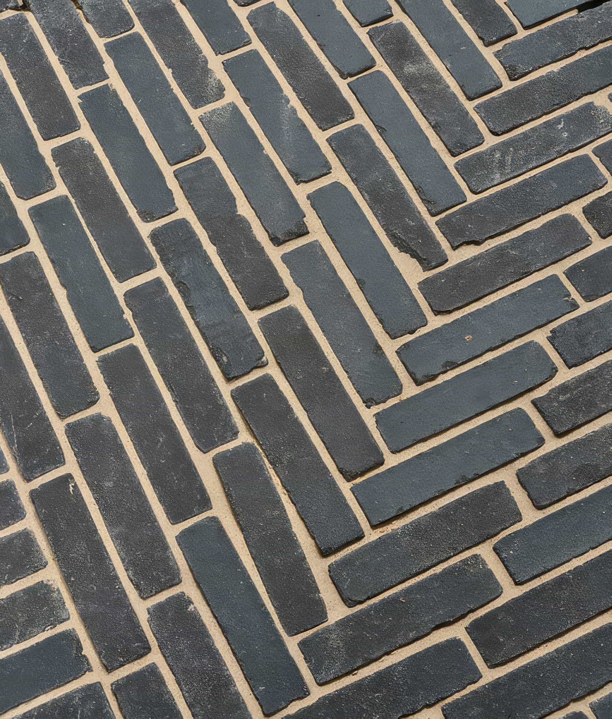 Flanders Charcoal Tumbled Clay Pavers By Hyperion Tiles