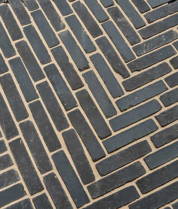 Flanders Charcoal Tumbled Clay Pavers By Hyperion Tiles