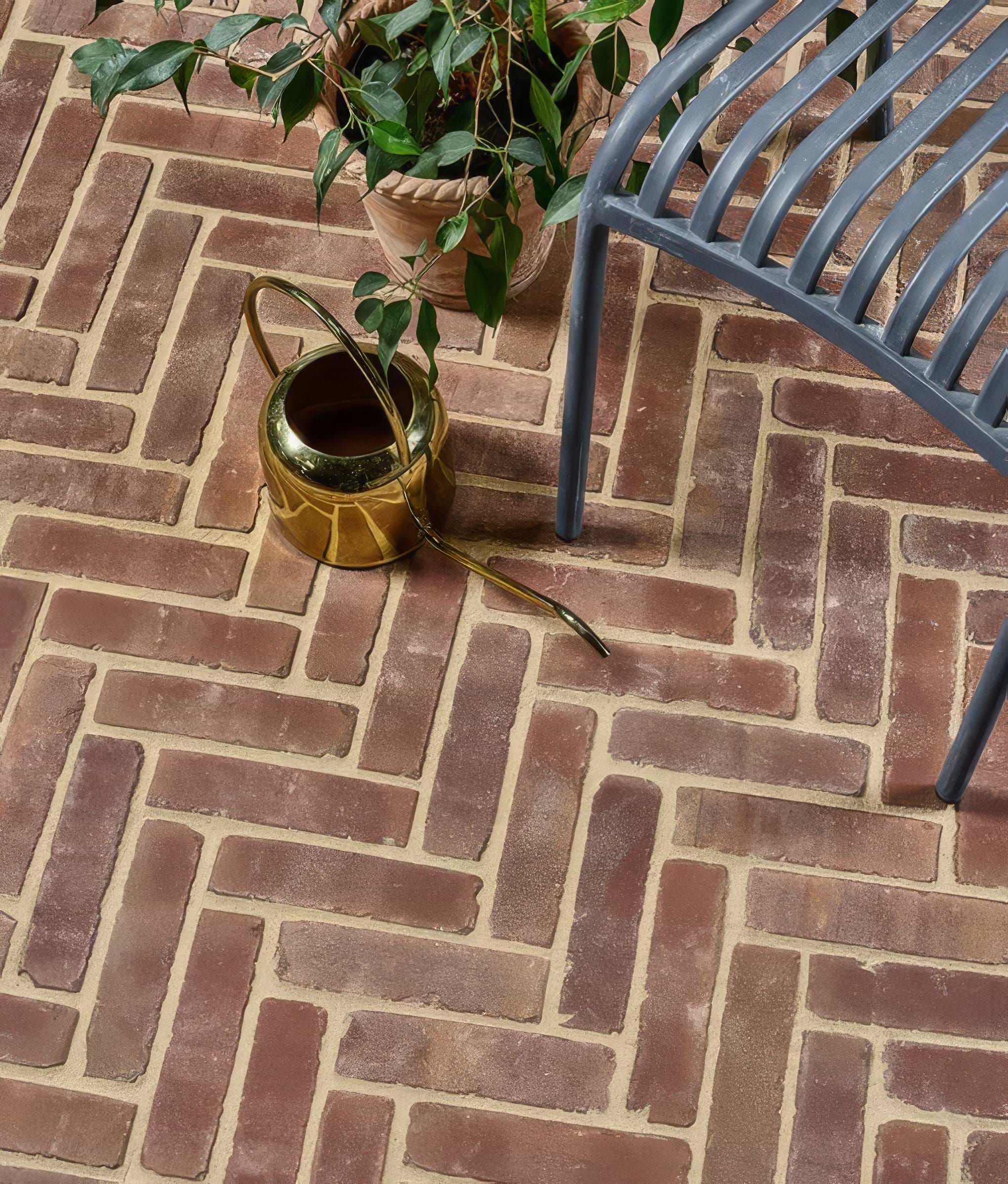 Flanders Warm Russet Tumbled Clay Pavers By Hyperion Tiles
