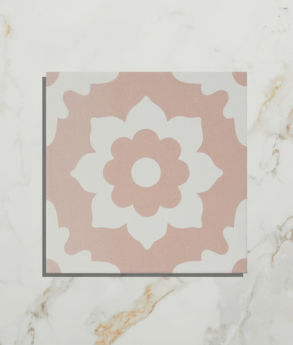 Floris Porcelain Rose - Hyperion Tiles