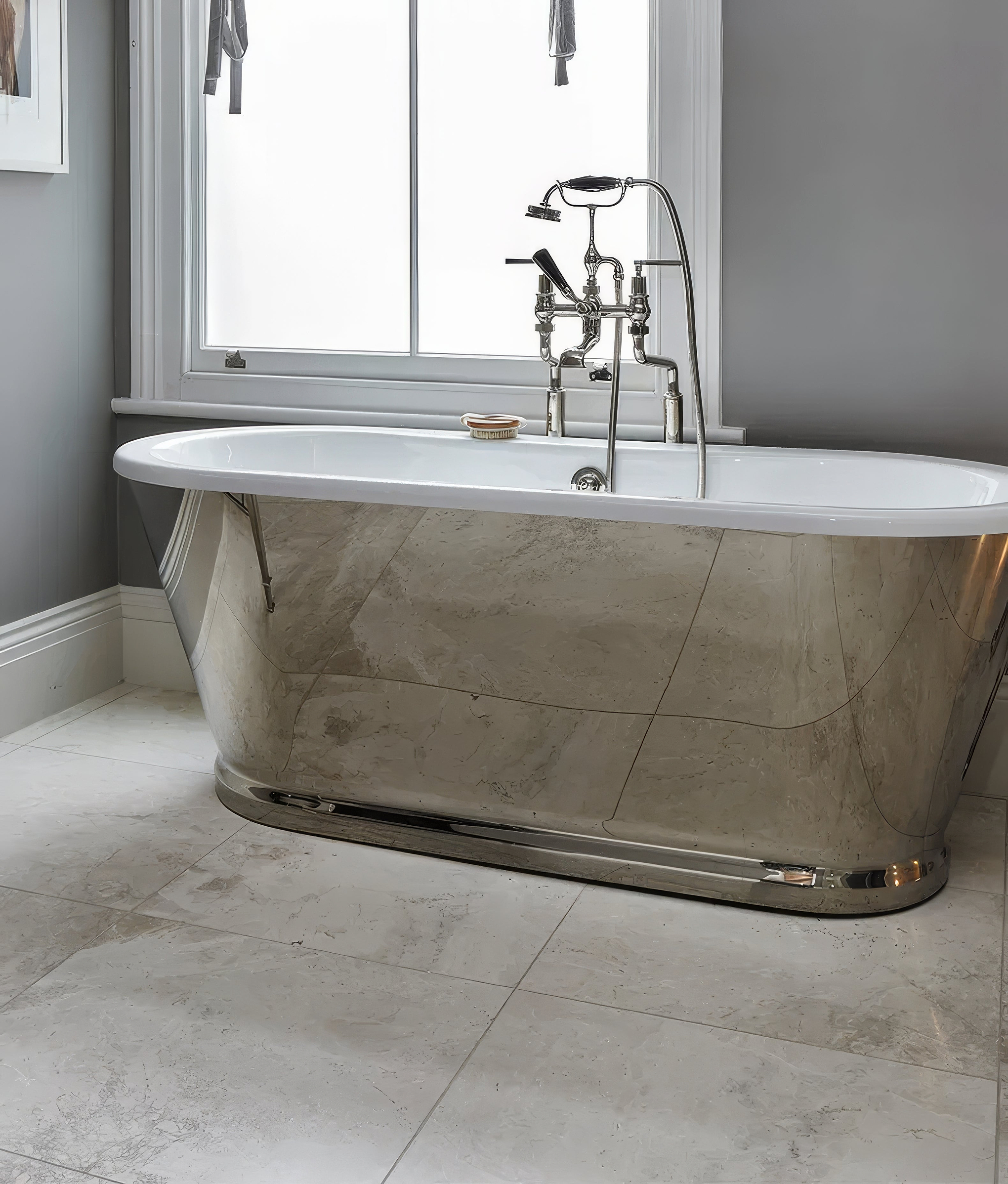 Folio Marble Honed Finish 61 x 61cm By Hyperion Tiles