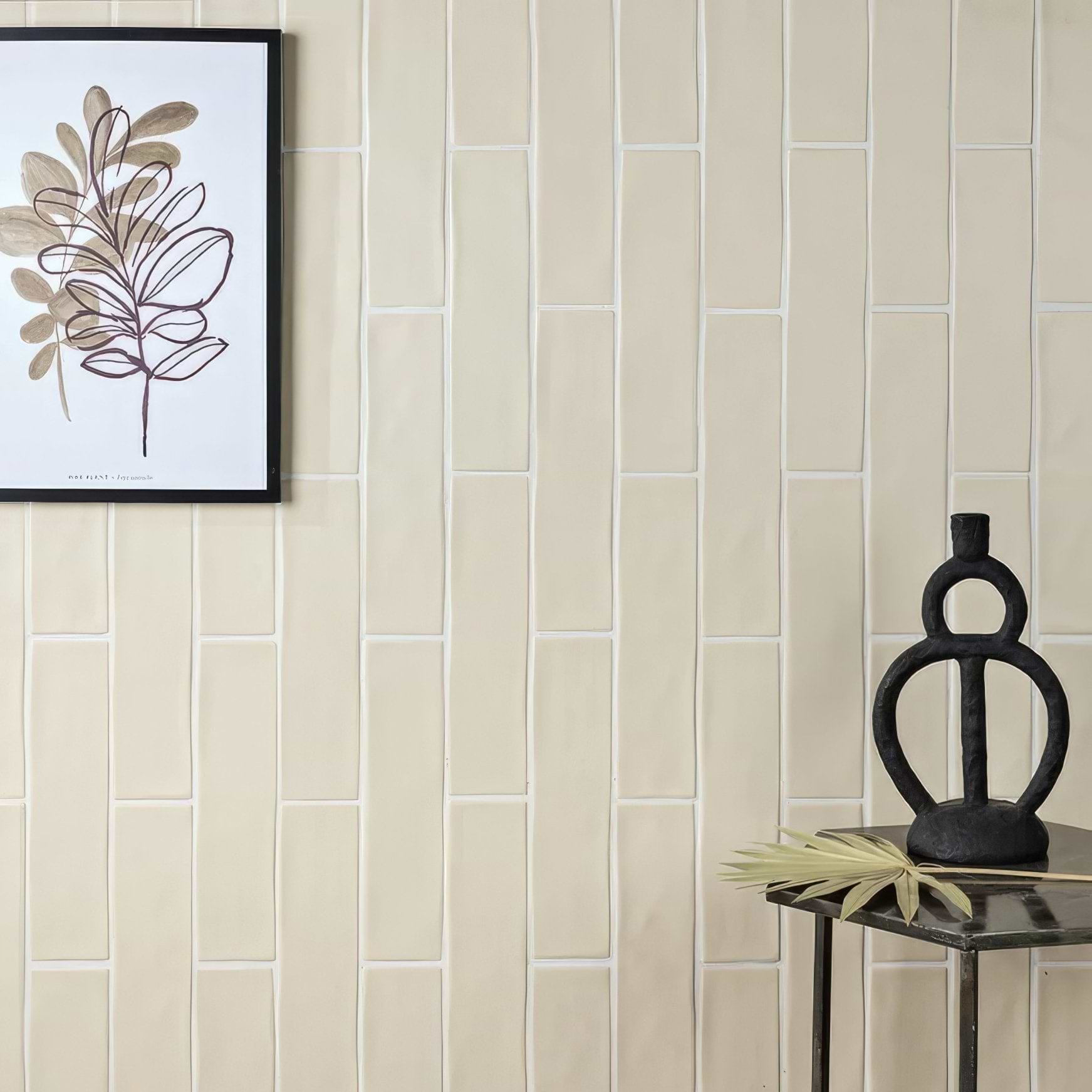 Fondant Ceramic Cream - Hyperion Tiles