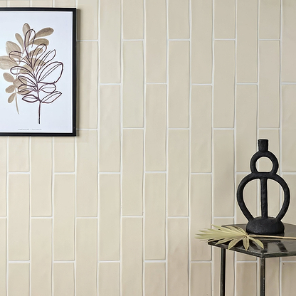 Fondant Ceramic Cream - Hyperion Tiles