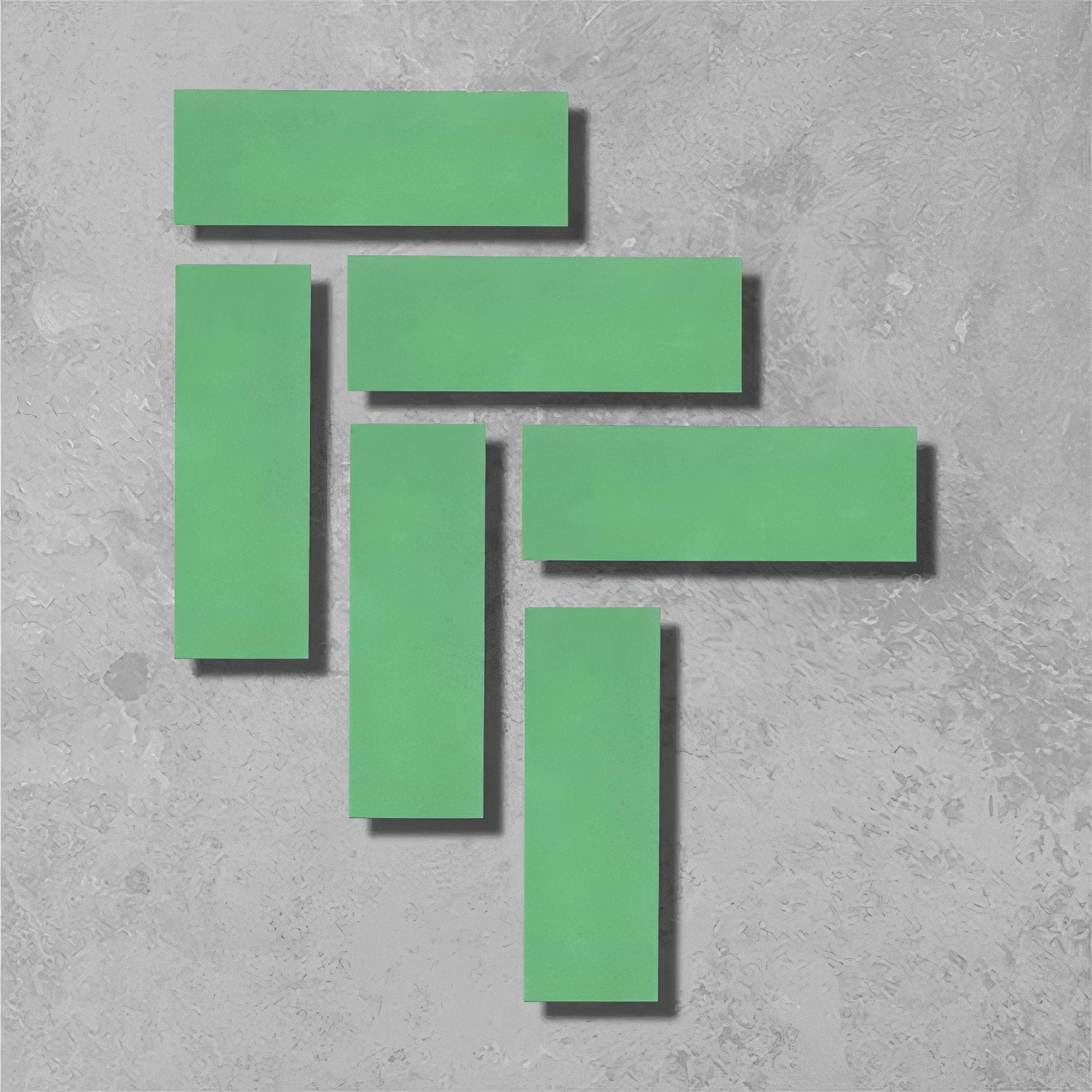 Forest Herringbone Tile - Hyperion Tiles