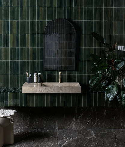 Foundry Novo Porcelain Alligator Green From Hyperion Tiles