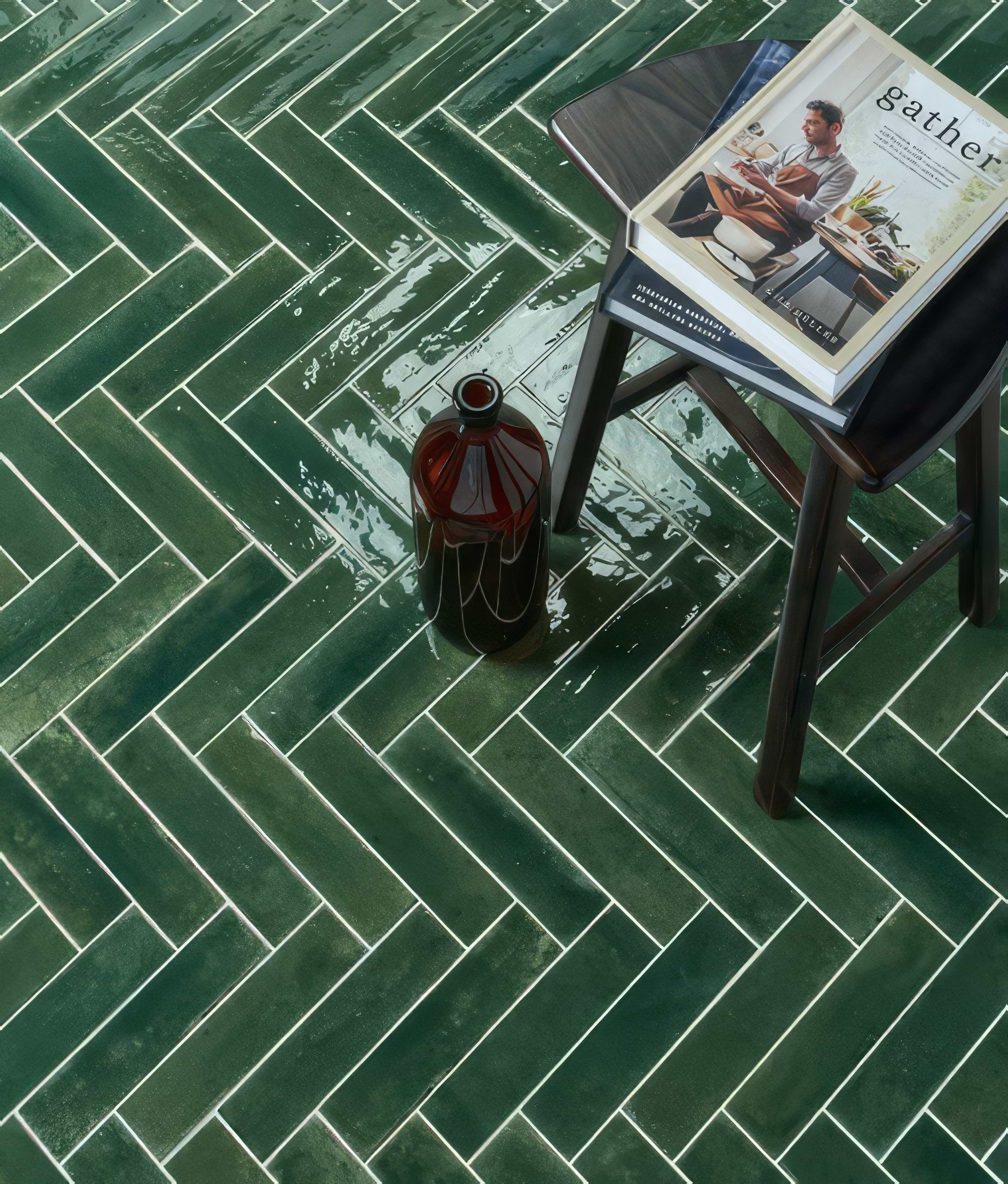Foundry Novo Porcelain Irish Green From Hyperion Tiles